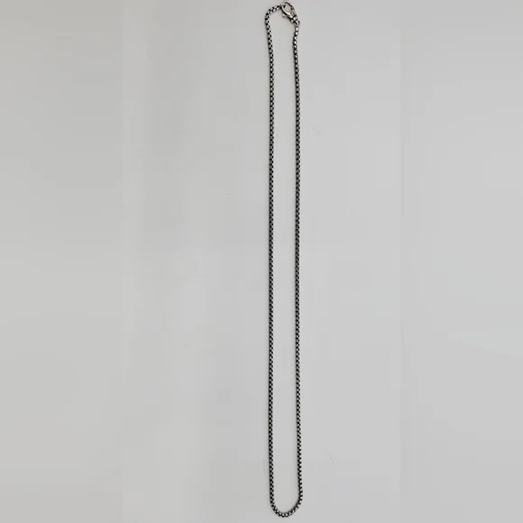 David Yurnman 28" Box Chain Necklace - Picture 2 of 5